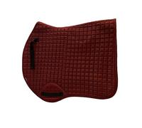 JRI Equestrian Horse Riding Soft Full Saddle Pad Cloth With Foam Filling Inside - Marron *(Same Day Dispatch)*