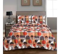 JRI Madrid 4 Piece Bedding Set - Ultra-Soft Microfiber Comfortable Duvet Cover Set,Include a Duvet Cover,a Deep Pocket Fitted Sheet, & 2 Pillow Cases.