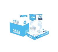 JriA A4 Paper, 5 Reams, 2500 Sheets (80gsm), Multi-Purpose Printer Copier Paper for School, Office or Home Use