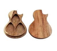 Jrifedptry 1 PCS Wood Guitar Pick Holder Guitar Pick Case Box Guitar Storage Box Gifts for Dad, Husband, Boyfriend, Son, Friends