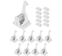 Jrifedptry 10Pcs Cabinet Locks Magnetic Drawer Cupboard Lock Kids Adhesive Proof Cabinet Locks White