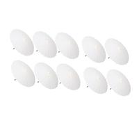 Jrifedptry 10PCS Paper Parasol Wedding Umbrella Favor Bamboo Umbrellas for Bridal Shower Centerpieces Photo Props 23.6Inch