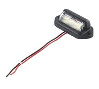 Jrifedptry 2Pcs 12V LED Number License Plate Light for Car Boats Motorcycle Automotive Aircraft RV Truck Trailer Exterior Lamps