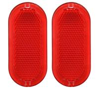 Jrifedptry 2Pcs Red Interior Door Panel Warning Light Cap Reflector for 6Q0947419