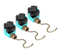 Jrifedptry 3 Pack Ceiling Fan Switch 3 Speed 4 Wire ZE-268S6 Fan Pull Chain Switch Replacement Speed Control Switch
