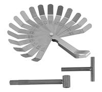 Jrifedptry 3 Pcs Engine Valve Screw Adjusting Spanner Tool Valve Clearance Adjustment Tools + Feeler Gauge 0.005-0.020 Inch