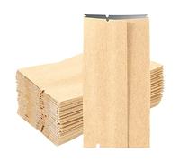 Jrifedptry 50 Pcs Kraft Paper Bag Pouch Vintage Small Kraft Paper for gift bags Waterproof Envelope Packaging Gift Candy The Parfume 10.5 cm x 5 cm x 2 cm