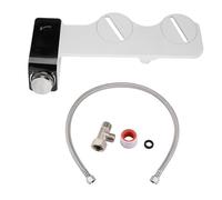 Jrifedptry Bidet Toilet Seat Attachment Ultra-Thin Non-Electric Self-Cleaning Dual Nozzles Wash Cold Water Europe