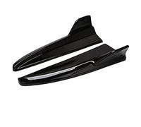 Jrifedptry Car Rear Bumper Lip Diffuser Splitter Spoiler for C-Class W205 C180 C200 C300 C63 2015-2021 Black