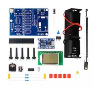 Jrifedptry FM Radio Receiver Electronic Welding Kit LCD Display DIY Electronic for Self Assembly and Soldering Practice Accessories C-Kit