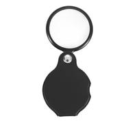 Jrifedptry Folding Fold Away Pocket Magnifying Glass Magnifier Lens 3X Magnification Folding Leather Case Magnifying Glass