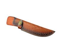 Jrifedptry Leather Knife Scabbard, Outdoor Straight Knife Carrying Case, Belt Loop Case, Protective Cover, Genuine Leather