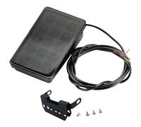 Jrifedptry LED Car Brake Light 15LED F1 Style Universal Shell Pilot Light Car Rear Spoiler LED Brake Light Tail Light Black Shell
