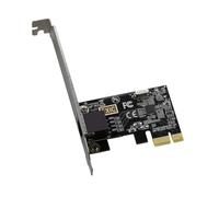 Jrifedptry PCI-E Network Card 10/100/1000Mbps RJ45 PCI Express Converter LAN Ethernet Gigabit Adapter PCIe for Desktop PC