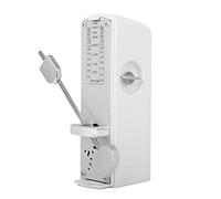 Jrifedptry Piano Mechanical Metronome Electronic Retro Metronome Musical Instrument Rhythm Metronome for Universal Piano Guitar Violin Musical White