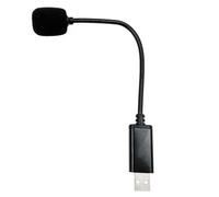 Jrifedptry Portable USB Microphone Adjustable Mini MIC Anti-Noise Mini USB Microphone for Laptop/PC Computer