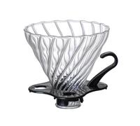 Jrifedptry Pour over Coffee Dripper Coffee Filter for 1-4 Cups Reusable Coffee Maker Heat- Glass Coffee Cone