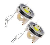Jrifedptry Trip Wire on Reusable Reel (2 Pack) - Early Warning Perimeter for All Devices 85FT Line on Easy Wind Reel