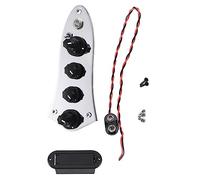 Jrifedptry Universal 5 Jazz -08 Bass Loaded Control Plate for 4/5 String Bass Guitar Replacement Accessories