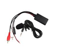 Jrifedptry Universal Car Bluetooth AUX Adapter Wireless Audio Phone Call Handsfree Microphone UX-in Audio Input,