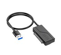 Jrifedptry USB 3.0 to Sata Cable Sata III to Usb 3.0 Adapter Cable Support 3.5 2.5 Inch External HDD SSD Hard Drive Up to 6 Gbps