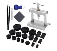 Jrifedptry Watch PressTool,Watch Crystal Press Kit,Set Back Case Closer,Metal Watch Back Case Press,Watch Battery ReplacementTool,B