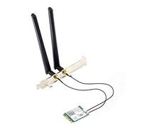 Jrifedptry WiFi 6E Desktop Kit for AX210 Bluetooth 5.2 Wifi Card 802.11Ax 2.4Ghz/5Ghz AX210NGW Wi-Fi 6 Adapter with Antenna