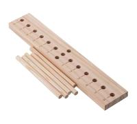 Jrifedptry Wooden Bow Maker Kit Extended Wreath Ribbon Bow Maker Tool for Making Beautiful Ribbon Bows