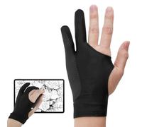 JRILUO Graphic Tablet Drawing Glove, 3-Layer Accidental Anti-Touch Gloves for Tablets, Anti-Smudging Tablet Gloves, Elastic Artist, Suitable for Drawing Pen for Table