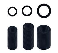 JRJRN 45Pcs Rubber Washers Assorted, Shower Hose Washer 1/2 Inch 3/4inch Thin Showerhose Washer Tap Sealing Rings for Shower Head and Hose Connecting Fitting
