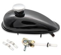 JRL 0.5 Gallon 2L Fuel Tank & W/Cap Petcock For 80cc 66cc 49cc Motorized Engine