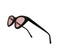JRLLFD Cat Eye Sunglasses for Women Leopard Print Flat Oversized UV400 Shades, Sunglasses Black, One Size