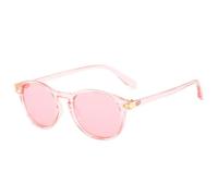 JRLLFD Classic Fashion Oval Sunglasses Women Men Vintage Ladies Outdoor Summer Shade Uv400(Pink Pink)