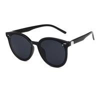 JRLLFD Classic Oversized Frame Women Sunglasses Luxury Men Driving Retro Uv400(Black Gray)