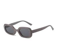 JRLLFD Classic Retro Small Rectangle Sunglasses Women Men Fashion Luxury Outdoors Uv400(square Gray)