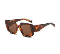 JRLLFD Classic Sunglasses Women Men Fashion Luxury Outdoors Driving Uv400(Leopard Brown)