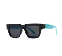 JRLLFD Colorful Sunglasses Women Retro Shades Men Gradient Uv400(blue)