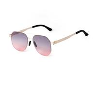 JRLLFD Driving Sunglasses Men Women Gradient Gray Metal Double Bridge Male(6)