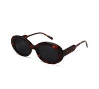 JRLLFD Eyewear Street Style Acetate Vintage Oval Sunglasses Women's Polarised Sunglasses Men Shades UV400, Half shell, One Size