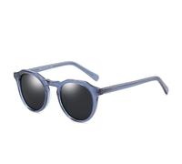 JRLLFD Fashion Acetate Polarized Sunglasses Round Vintage Shade UV400 Men Women Ladies(ZENOTTIC)