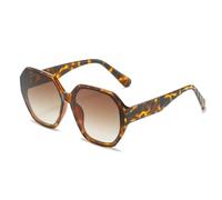 JRLLFD Fashion Classic Sunglasses for Women Men Vintage Female Summer Shade Uv400(Leopard Gradient Tea)