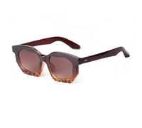 JRLLFD Fashion Frame Sunglasses Women Rivets Round Gradient Gray Lens Men Shades(2)