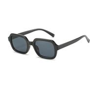 JRLLFD Fashion Luxury Small Frame Sunglasses Women Men Retro Summer Women Uv400(Black Gray)