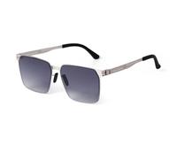 JRLLFD Fashion Metal Frame Gray Lens Sunglasses Women Men Driving Double Bridge Male Uv400(5)