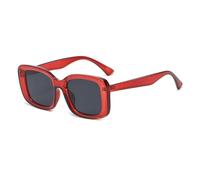 JRLLFD Fashion Oversized Women Sunglasses Gradient Lens Shade Retro Decor Acrylic Men Uv400(2)