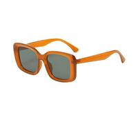 JRLLFD Fashion Oversized Women Sunglasses Gradient Lens Shade Retro Decor Acrylic Men Uv400(3)