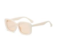 JRLLFD Fashion Oversized Women Sunglasses Gradient Lens Shade Retro Decor Acrylic Men Uv400(4)
