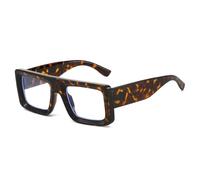 JRLLFD Fashion Sunglasses Flat Top Large(Leopard)