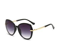 JRLLFD Fashion Sunglasses for Women High End Metal Versatile(one size/C1)