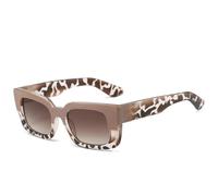 JRLLFD Fashion Sunglasses Men for Women Retro Luxury Small Frame Shades Outdoors Uv400(Khaki Gradient Brown)